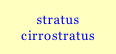 stratus cirrostratus